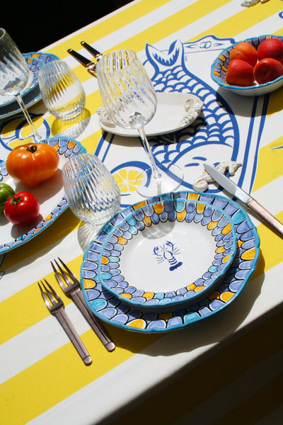 L'assiette “Écailles marines” - à dîner