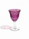 Verre à pied "Banc de poissons"