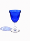 Verre à pied "Banc de poissons"
