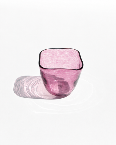 Coupelle Banc de poissons améthyste en verre soufflé – Coudre Paris
