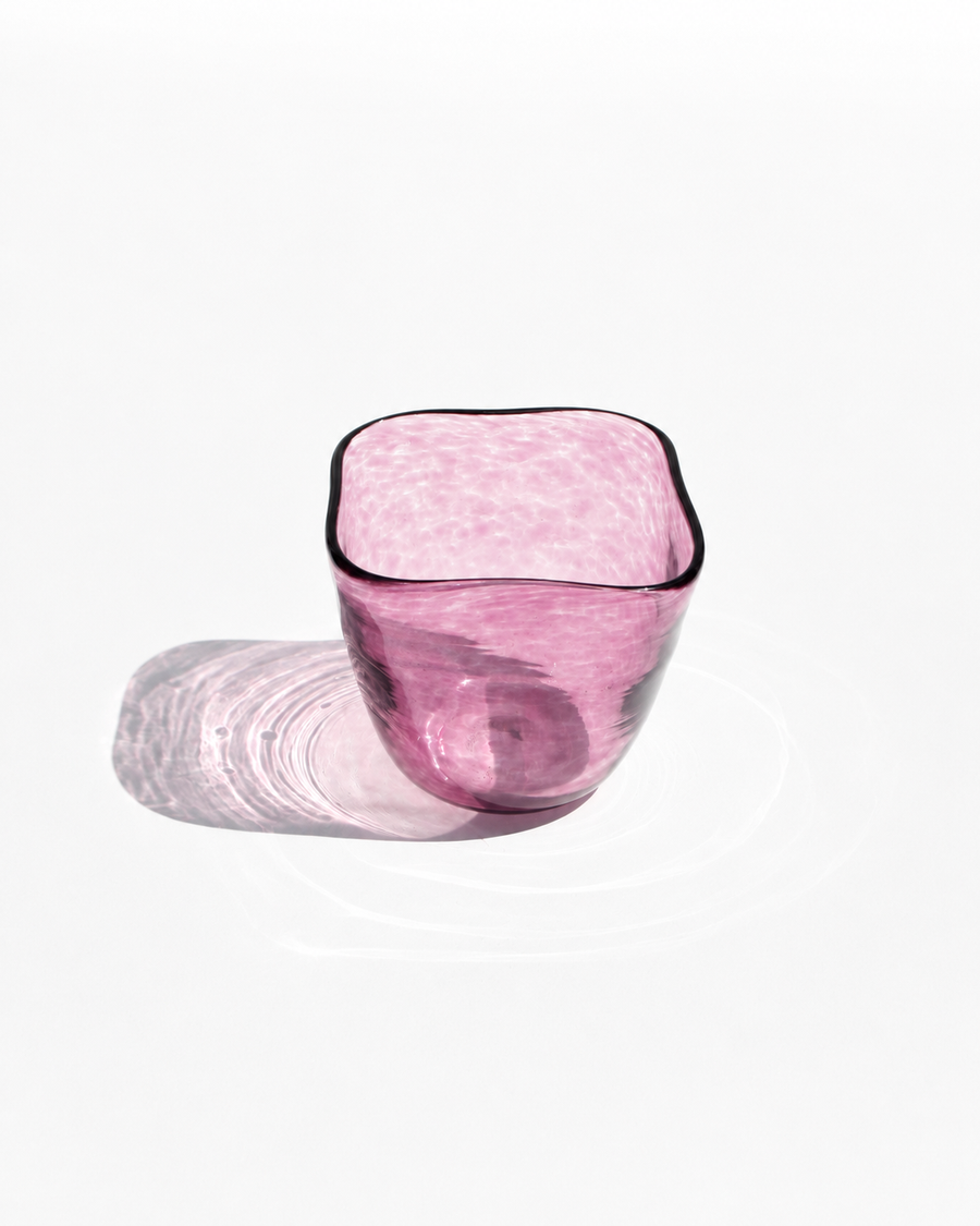 Coupelle Banc de poissons améthyste en verre soufflé – Coudre Paris